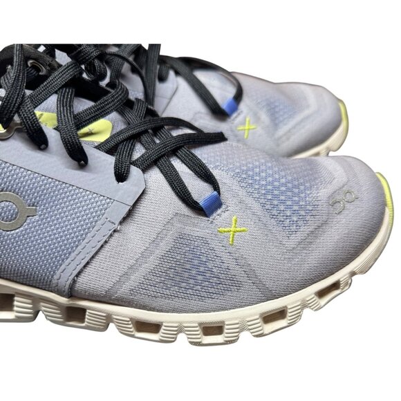 On Cloud X 3 Women's Size 8.5 Nimbus/White & Purple Running  Walking Shoes - Picture 6 of 12